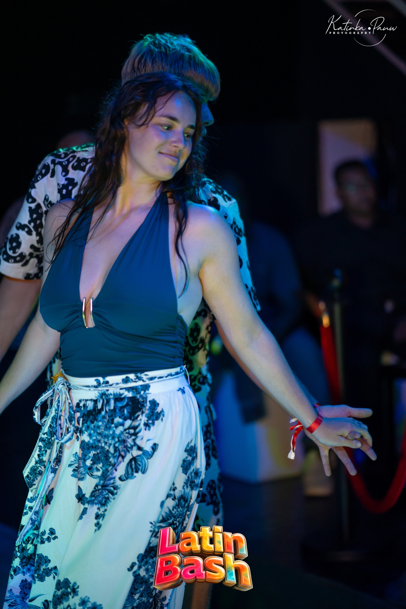 Dance move with an outstretched arm